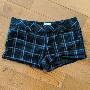 Empyre black and purple low rise shorts